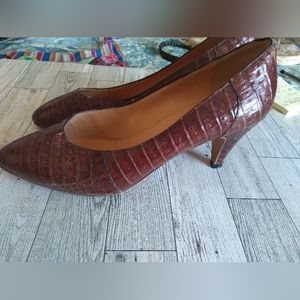 Vintage Italian Alligator Pumps by Mauri